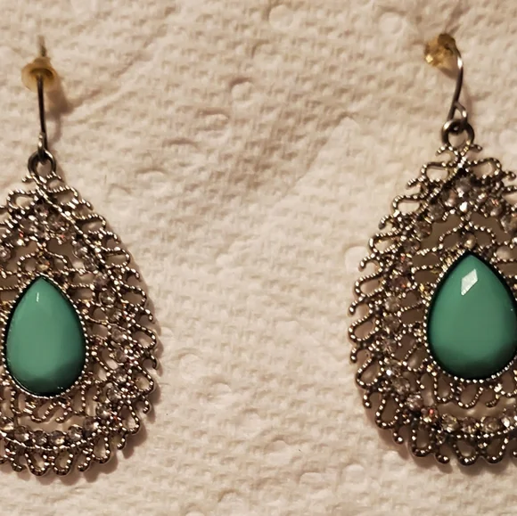 Teardrop Earrings - Picture 2 of 2